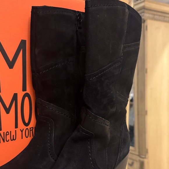 Miz Mooz Black Heeled Boots - Picture 2 of 5